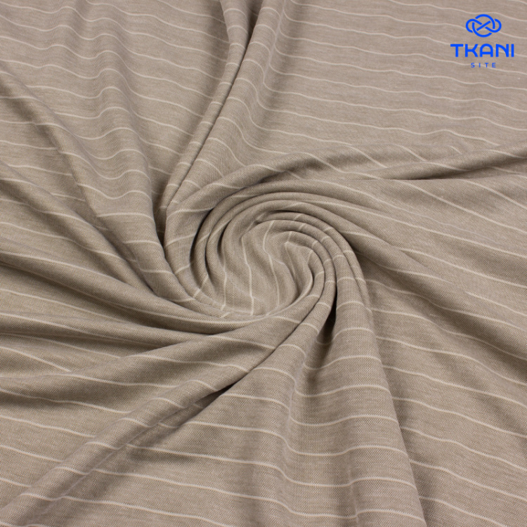 2638. Трикотажное полотно. Лакоста. В полоску