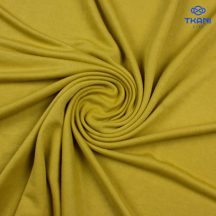 2641. Трикотажное полотно. Лакоста. Цейлонский желтый