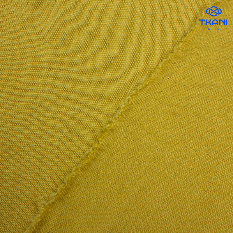 2641. Трикотажное полотно. Лакоста. Цейлонский желтый