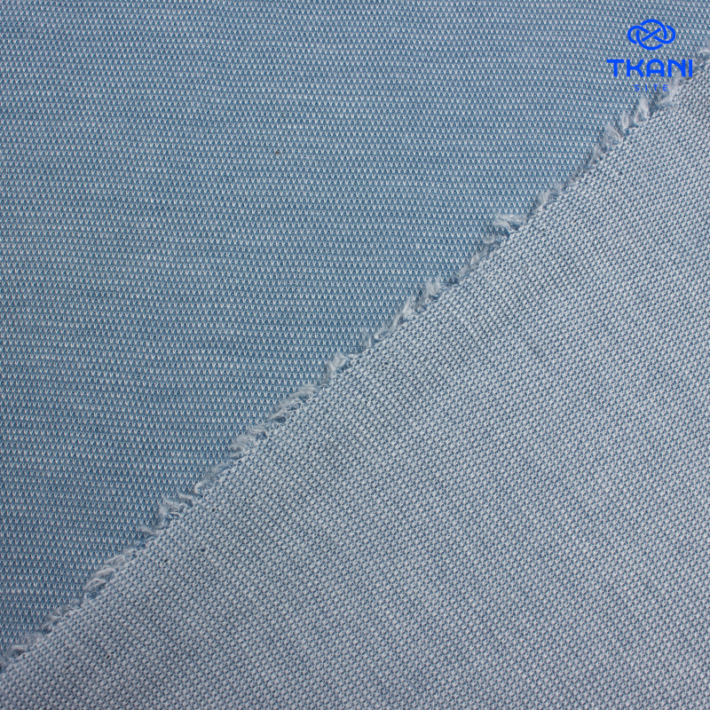 2643. Трикотажное полотно. Лакоста. Milky blue