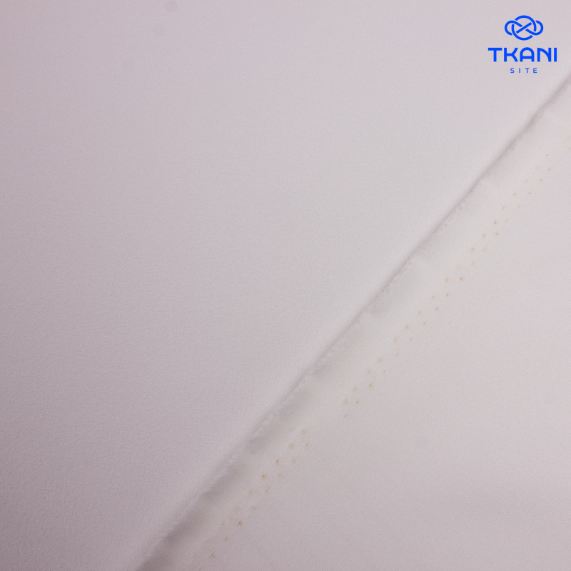 2646. Трикотажное полотно. Скуба. Молочный. Уценка!!!