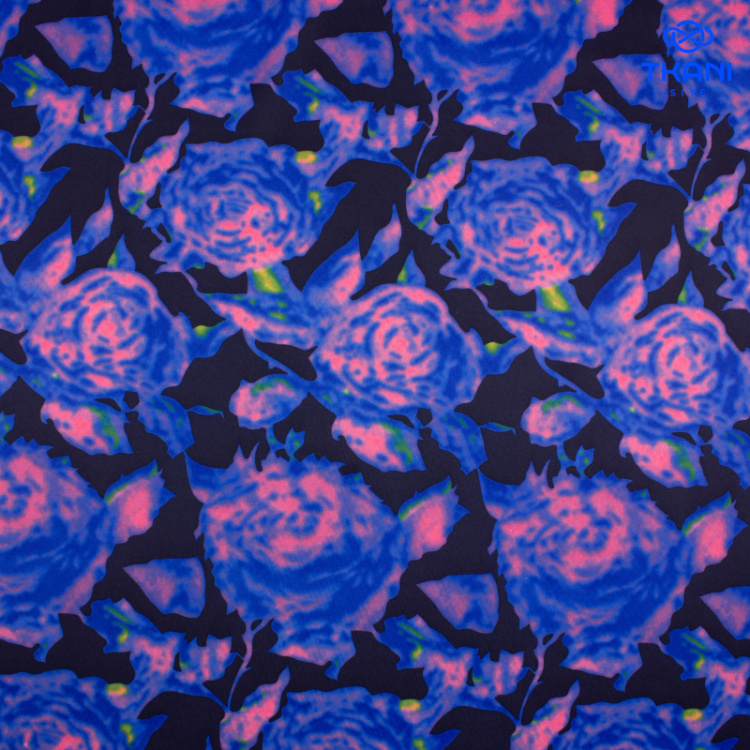 2649. Трикотажное полотно. Водолаз. Принт. Уценка!!!