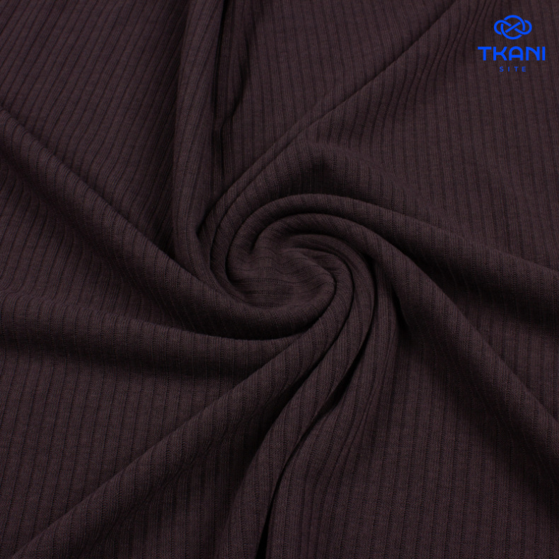 2677. Трикотажное полотно. Лапша. Шоколадный фондан от Tkani.site