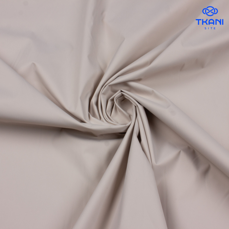 2680. Курточная. Непромокаемая. Белый аспарагус от Tkani.site