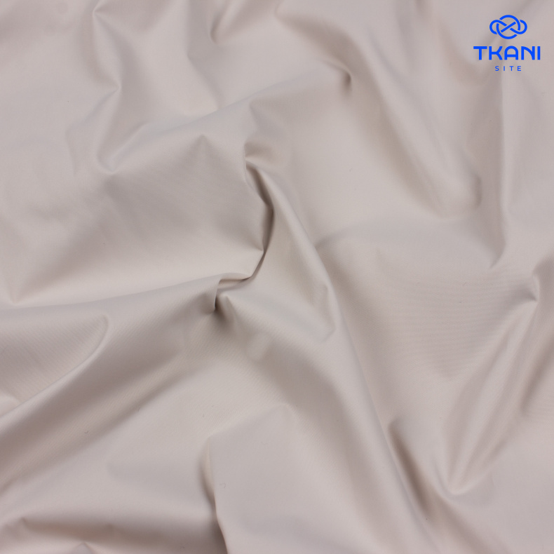 2680. Курточная. Непромокаемая. Белый аспарагус от Tkani.site