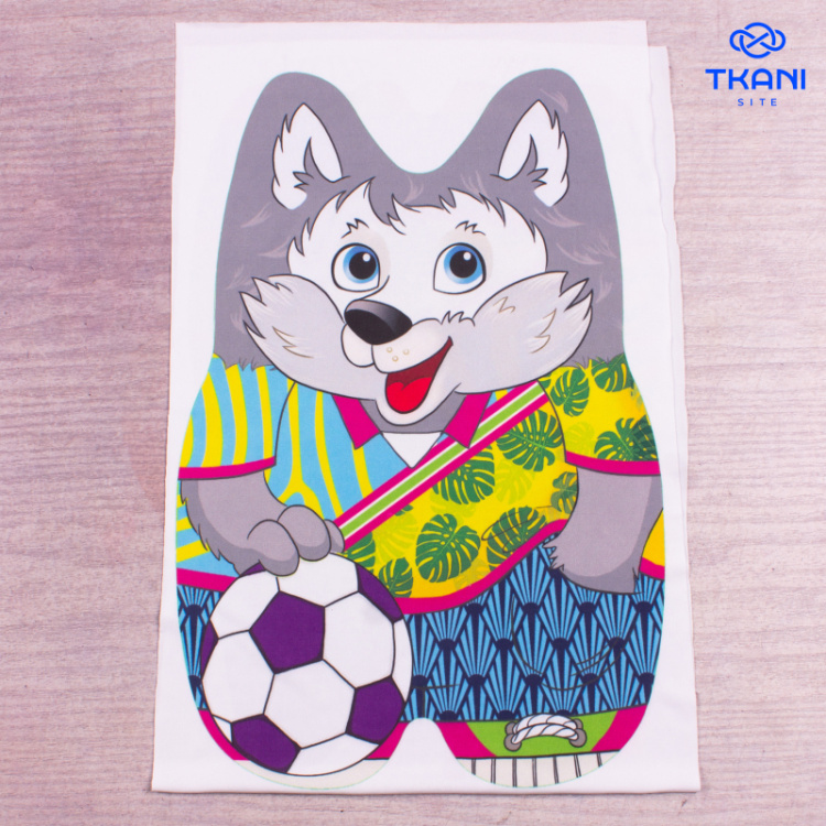 2681. Детская подушка. Волк