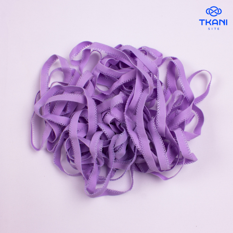 2712. Резинка бельевая декоративная 1см*10м (цена за упаковку)