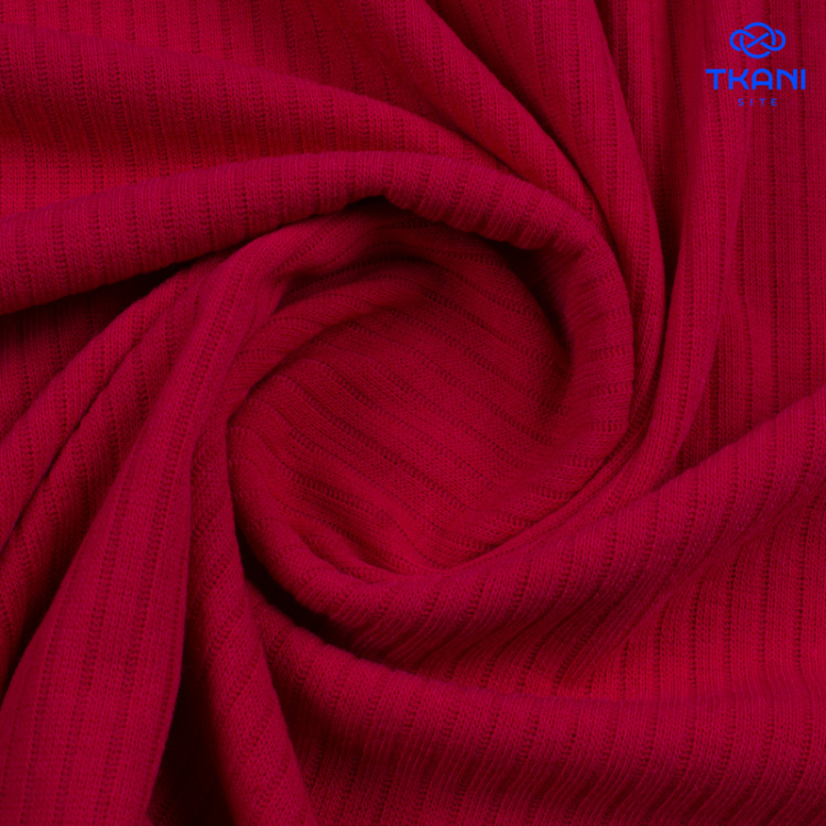 2716. Трикотажное полотно. Лапша. Красный