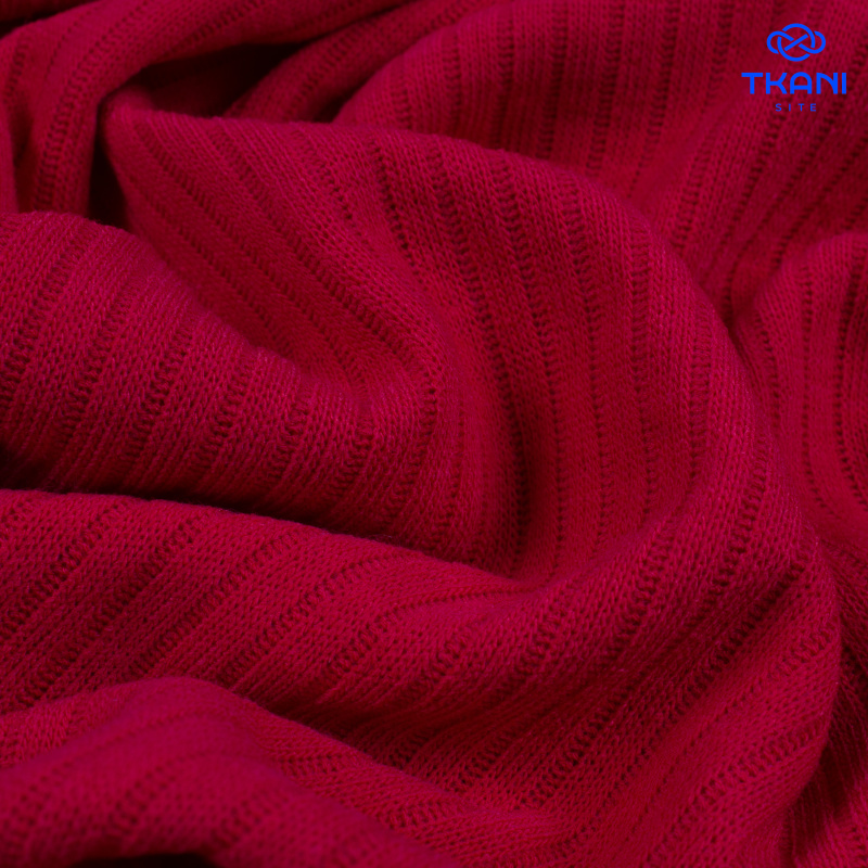 2716. Трикотажное полотно. Лапша. Красный