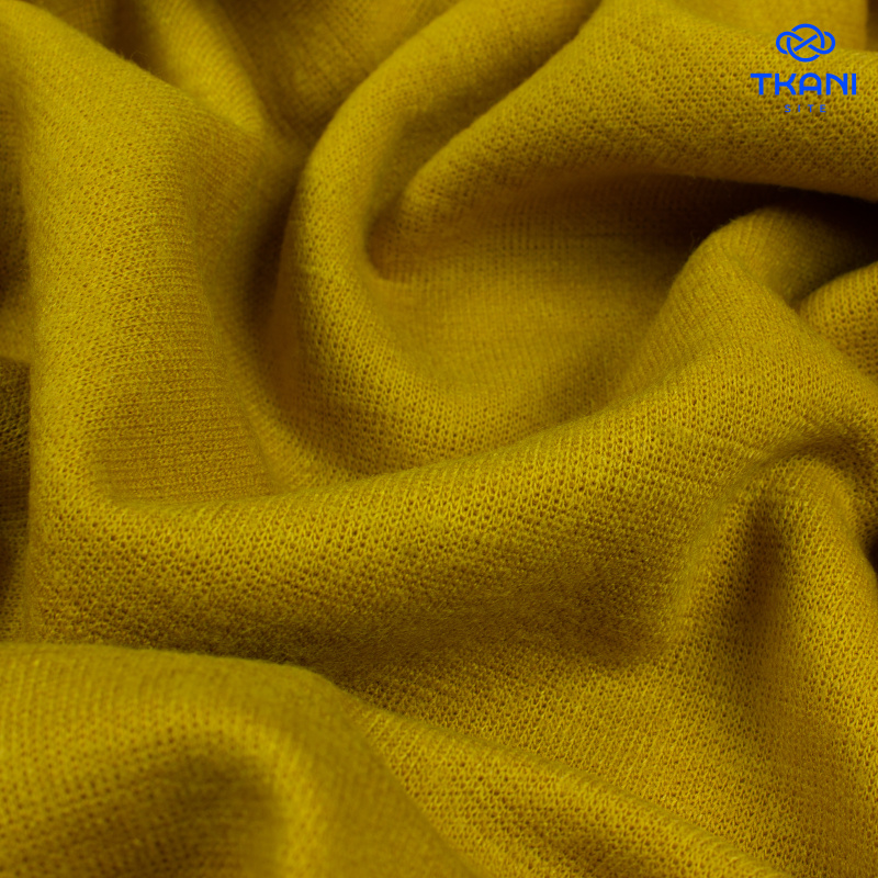 2718. Трикотажное полотно. Охра