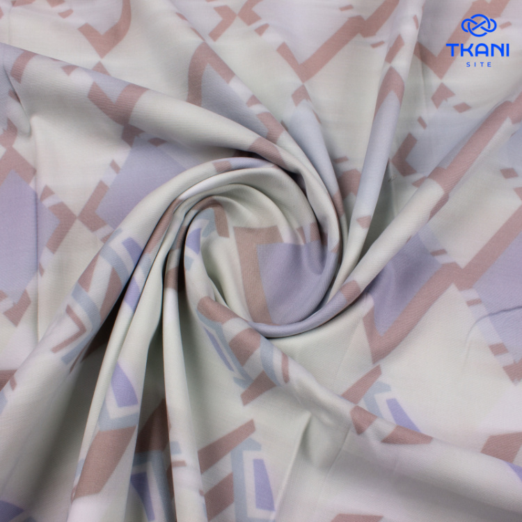 2720. Сатин. Хлопок. Принт