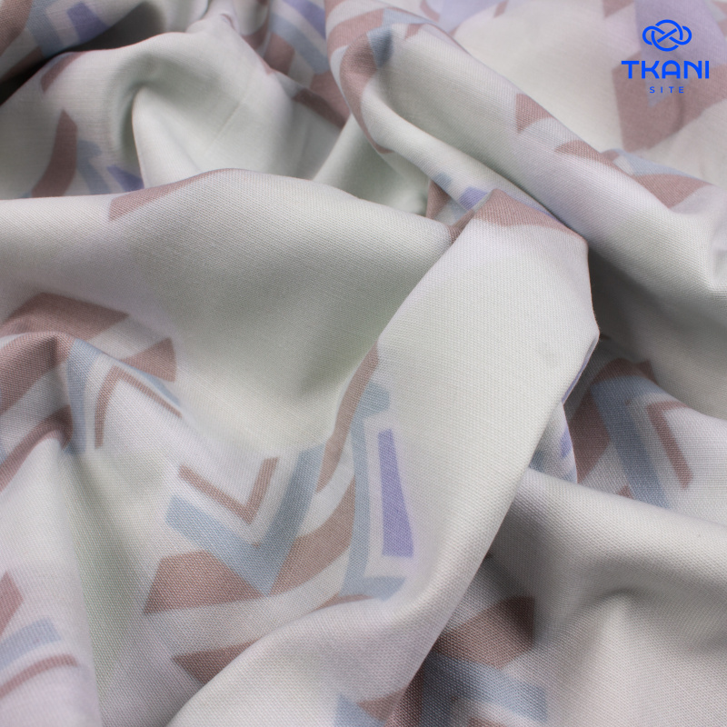 2720. Сатин. Хлопок. Принт