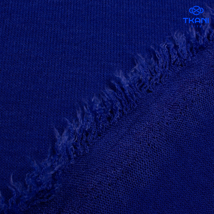 1833. Трикотажное полотно. Имитация ручной вязки. - фото 2