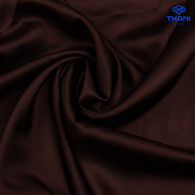 2780. Искусственный шелк. Армани. Горький шоколад