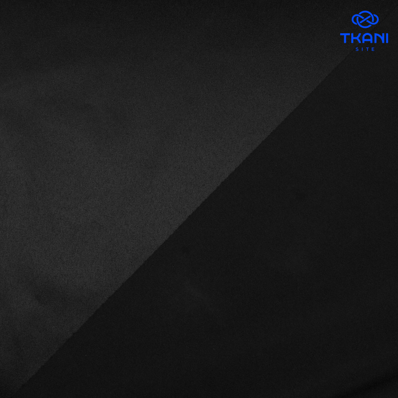 1897. Костюмный Атлас. Черный. Уценка!!!