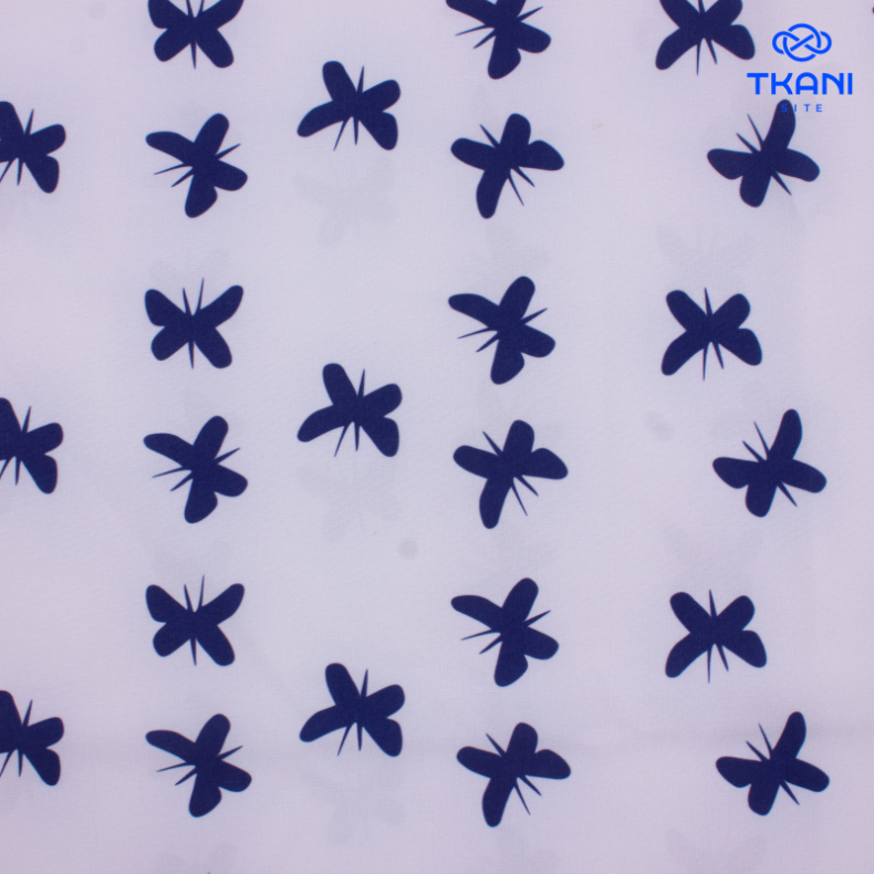 1910. Плательная Ниагара. Принт. от Tkani.site