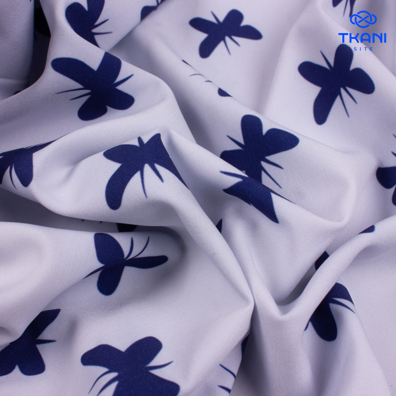 1910. Плательная Ниагара. Принт. от Tkani.site