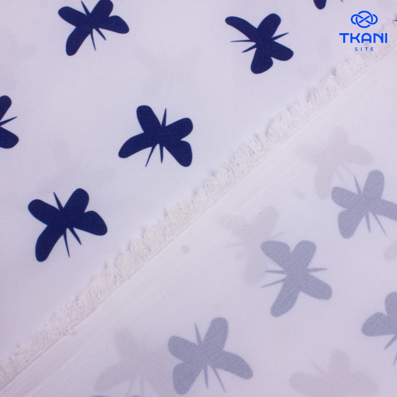 1910. Плательная Ниагара. Принт. от Tkani.site