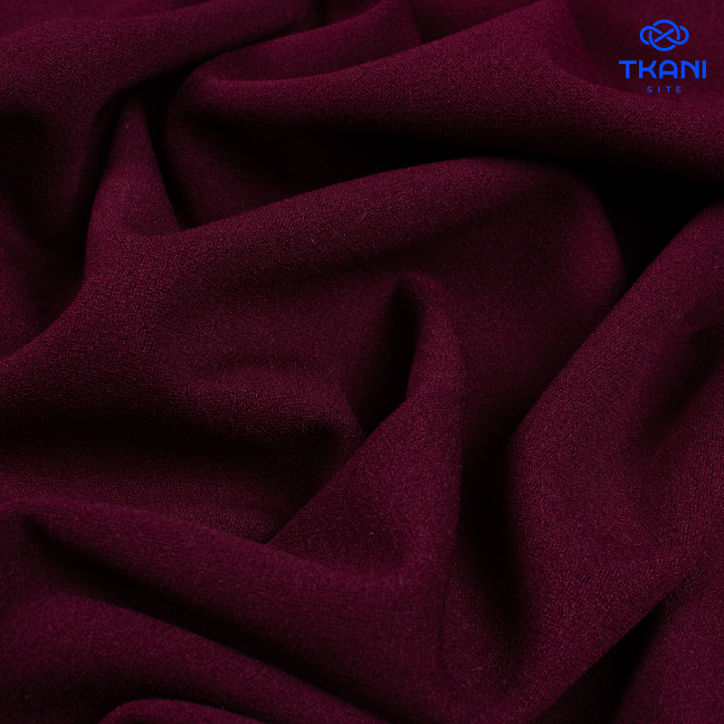 2872. Трикотажное полотно. Скуба. Зинфандель. Уценка!!!