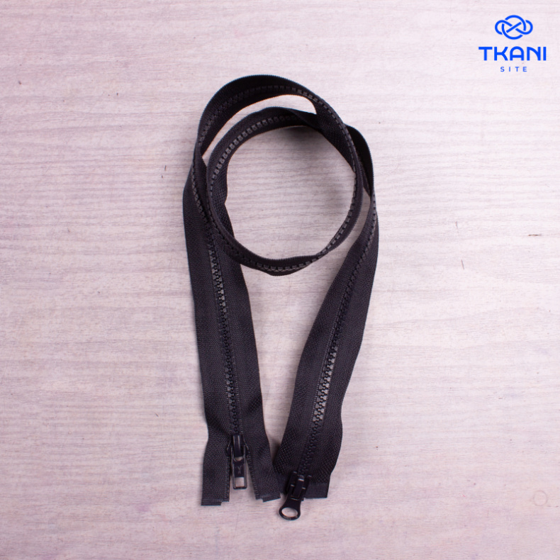 2878. Молния двухзамковая разъемная. 75см. Цена за 1шт от Tkani.site