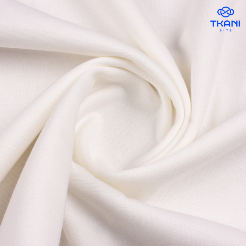 1924. Трикотажное полотно. Ангора. Молочный. от Tkani.site