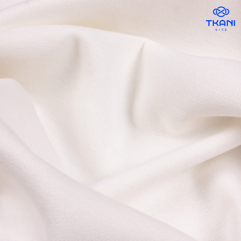 1924. Трикотажное полотно. Ангора. Молочный. от Tkani.site