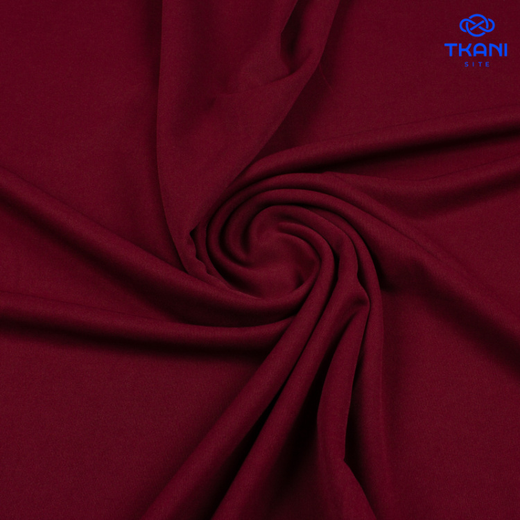 1937. Трикотажное полотно. Скуба. Винный.