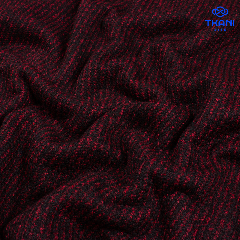 3088. Двуслойное трикотажное полотно. Имитация ручной вязки