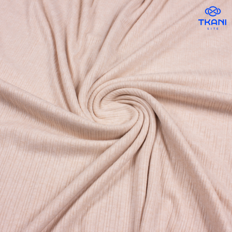 3093. Трикотажное полотно. Лапша. Вискоза. Экрю от Tkani.site