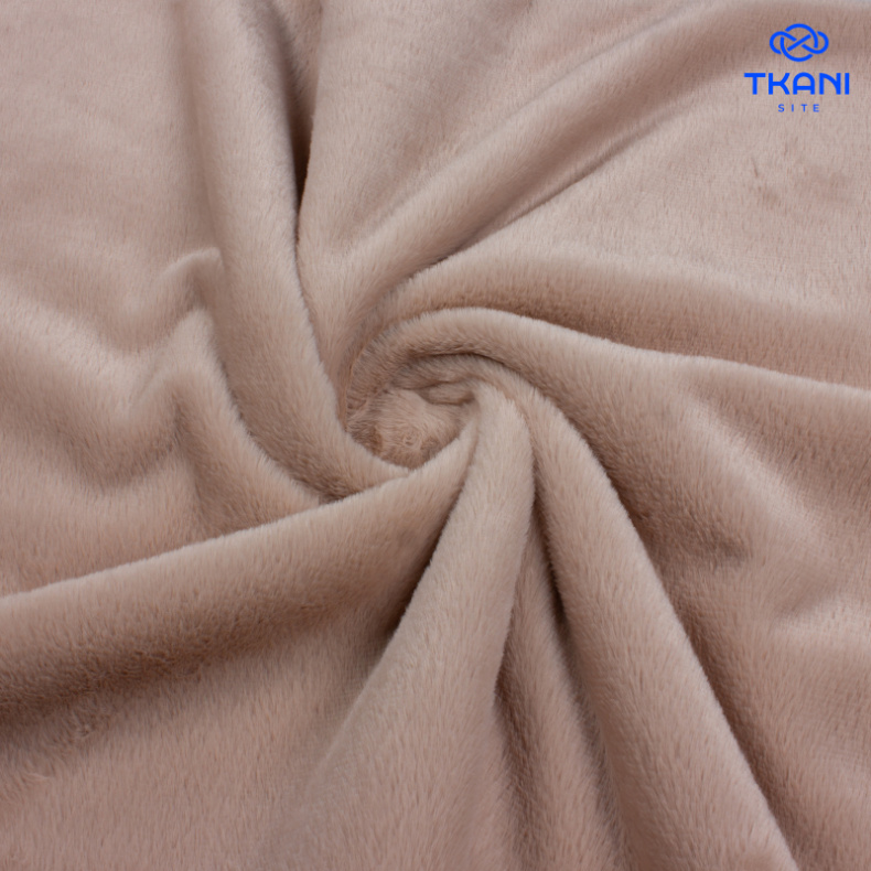 3099. Искусственный мех кролика. Имитация дубленки от Tkani.site