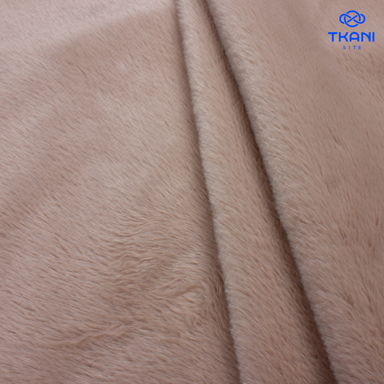 3099. Искусственный мех кролика. Имитация дубленки от Tkani.site