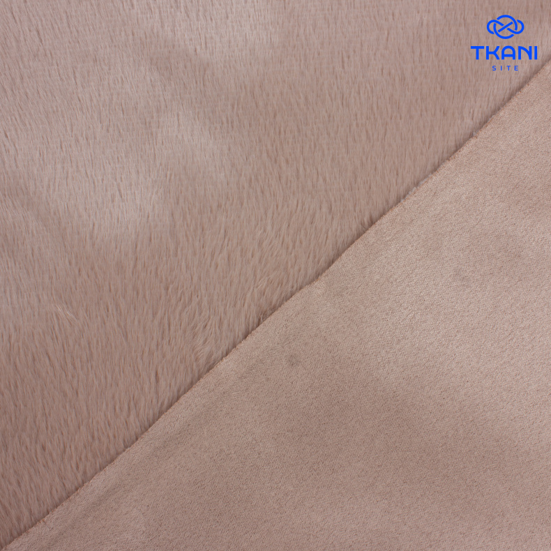 3099. Искусственный мех кролика. Имитация дубленки от Tkani.site