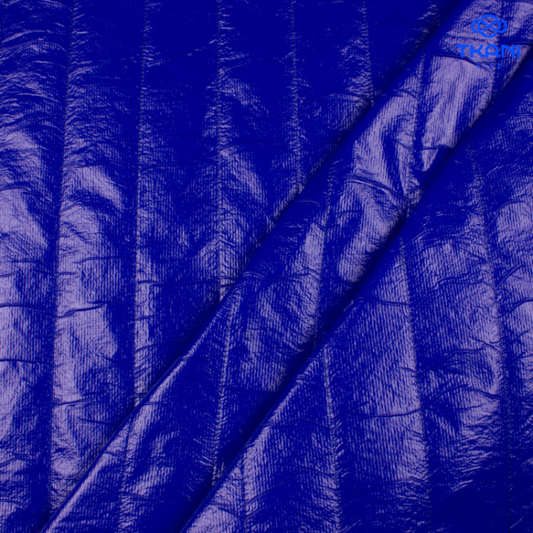 3109. Курточная стежка на синтепоне. Синий