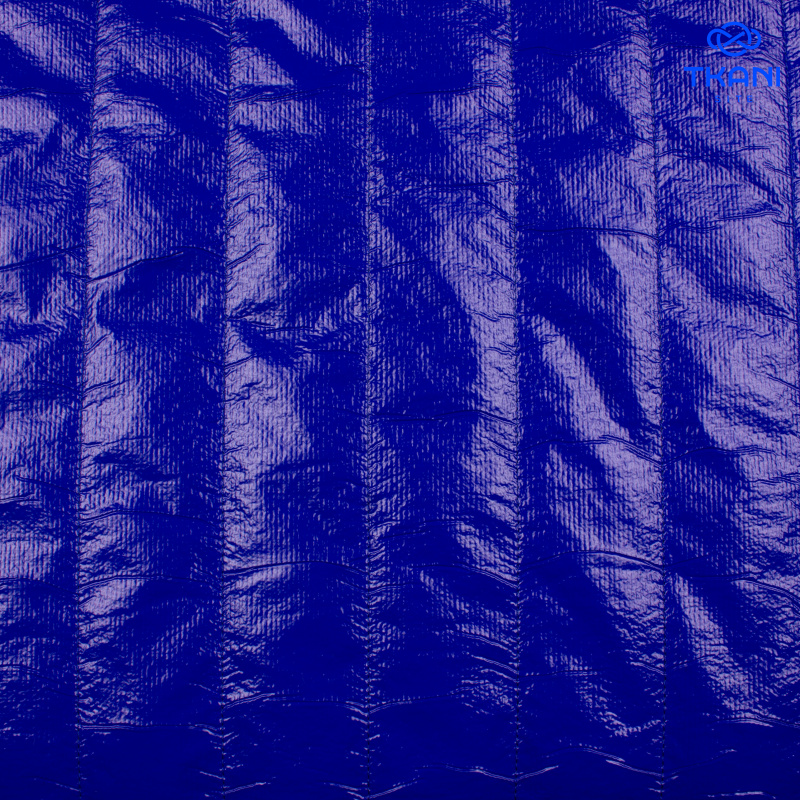 3109. Курточная стежка на синтепоне. Синий