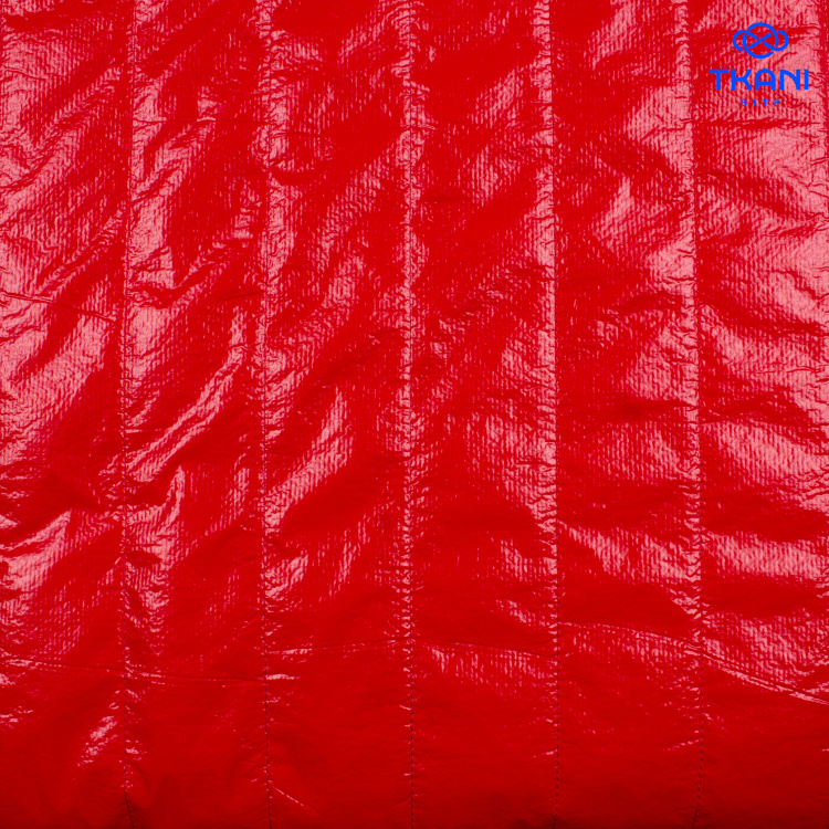 3110. Курточная стежка на синтепоне. Красный - фото 1