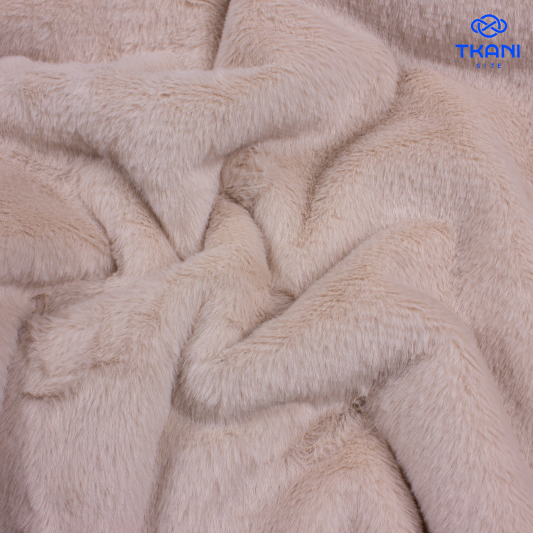 3117. Искусственный мех кролика. Имитация дубленки - фото 2