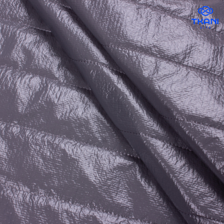 1973. Курточная стежка на синтепоне. Серый.