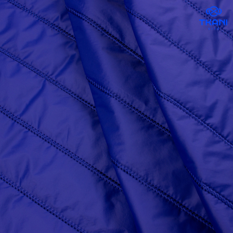 1975. Курточная стежка на синтепоне. Синий.