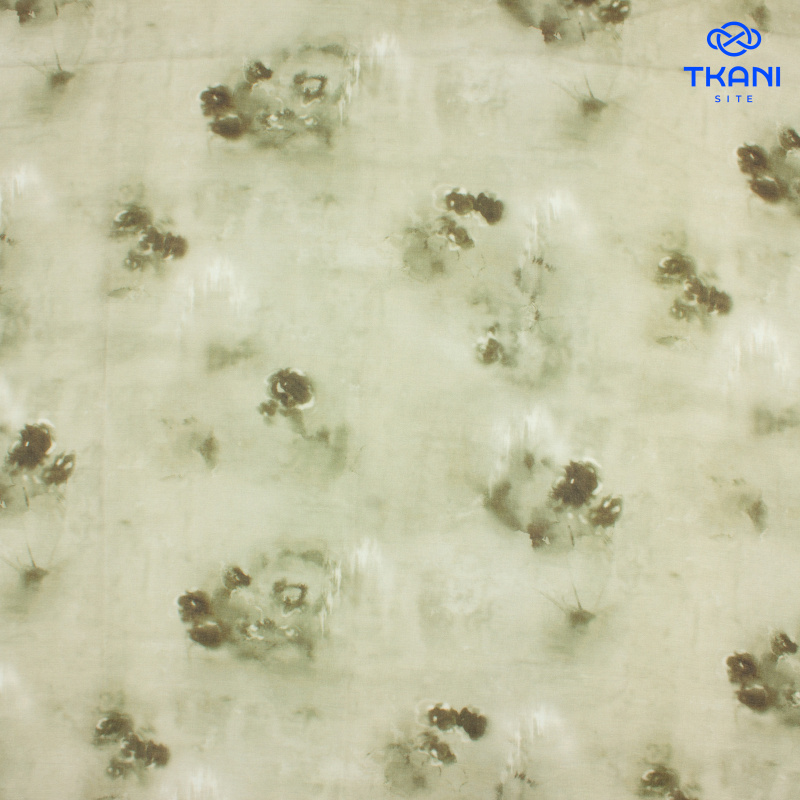 3190.Конкурс!!! Французский фактурный лен. Принт