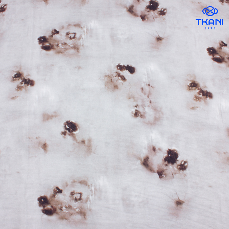 3192.Конкурс!!! Французский фактурный лен. Принт