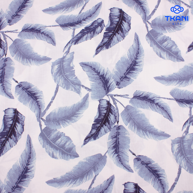 3206. Конкурс!!!  Лён с вискозой. Принт