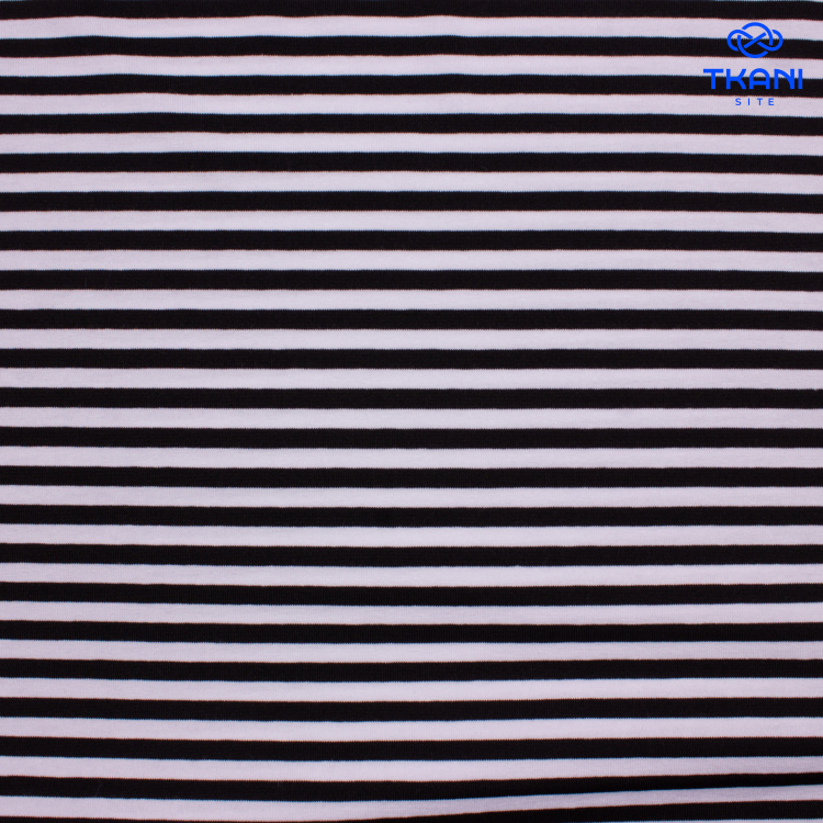 5023. Кулирная гладь. В полоску. - фото 1