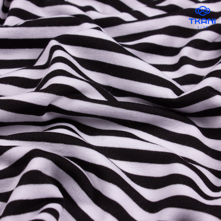 5023. Кулирная гладь. В полоску. - фото 2