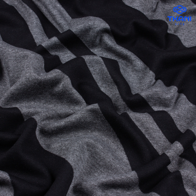 3245. Вискозное трикотажное полотно. Пике. Принт.