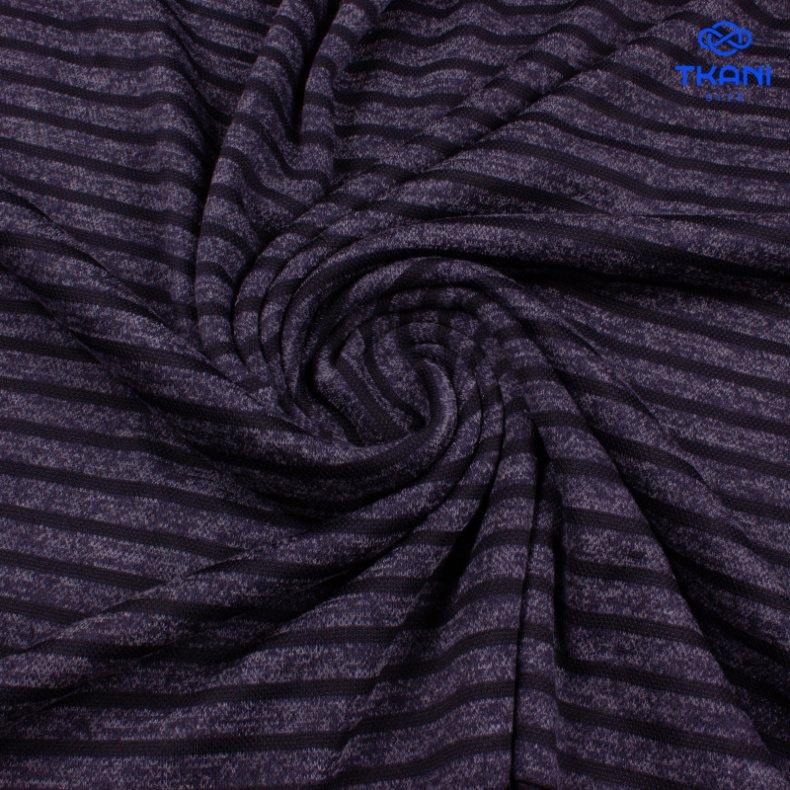 5041. Трикотажное полотно. Сандра. В полоску от Tkani.site