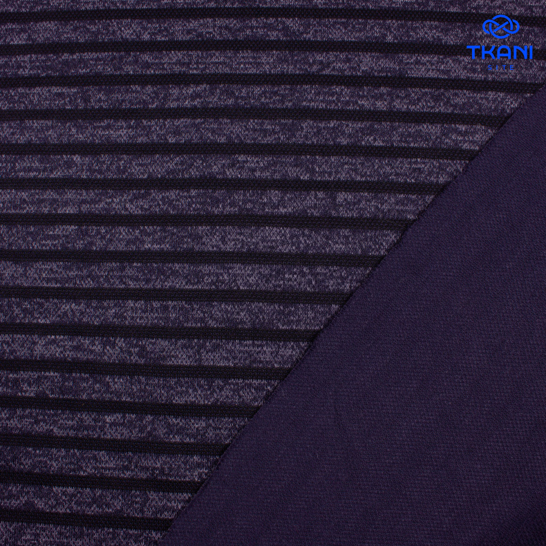 5041. Трикотажное полотно. Сандра. В полоску от Tkani.site