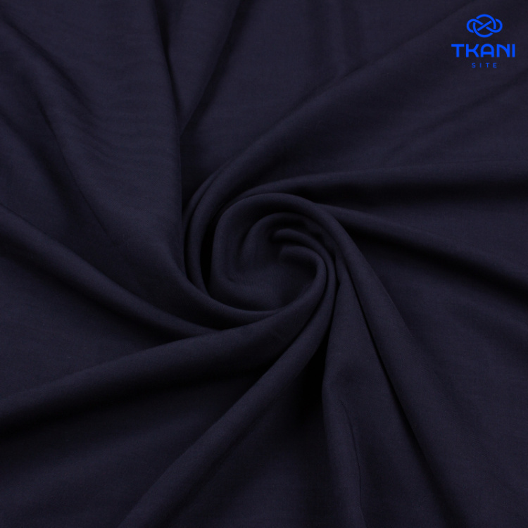 3262. Сорочечная. Купра с нано-эффектом. Темно-синий