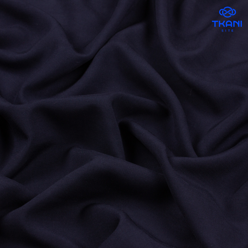 3262. Сорочечная. Купра с нано-эффектом. Темно-синий