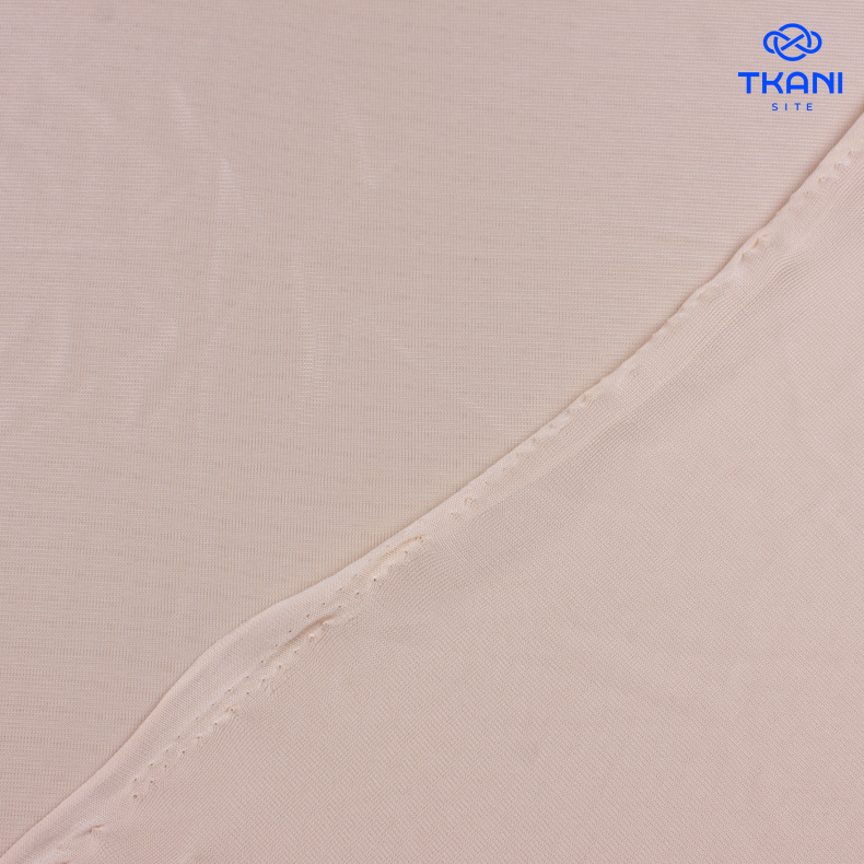 3289. Трикотажный шифон. Теплый песок от Tkani.site