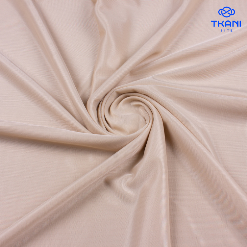 3289. Трикотажный шифон. Теплый песок. Уценка!!! от Tkani.site